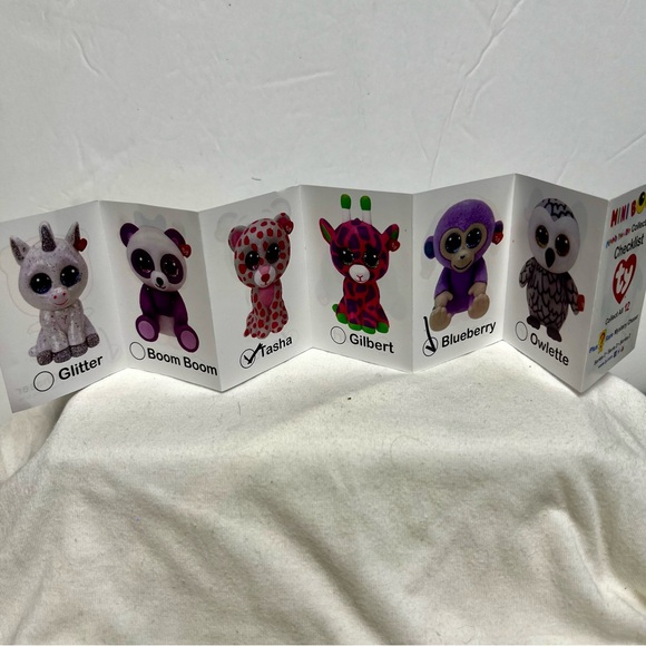 TY Mini Boos Hand Painted Collectibles, 9 Figurines includes Saffire Blue Dragon - Picture 13 of 14